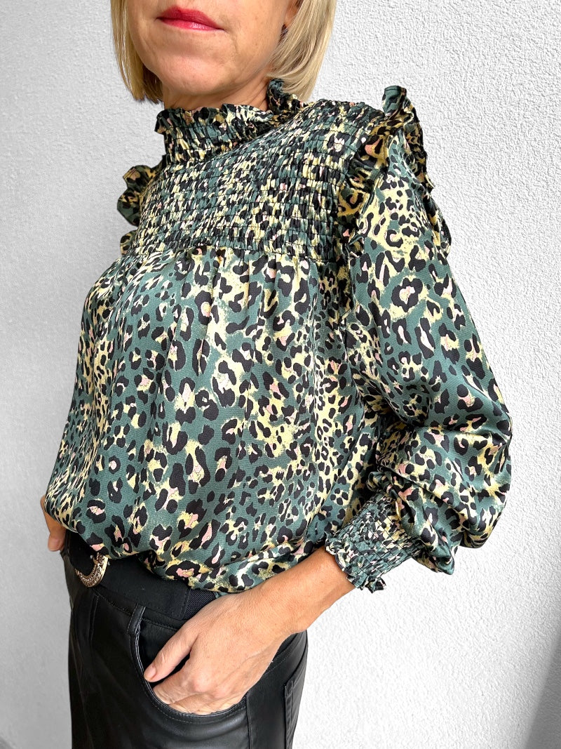 Blouse léopard chic